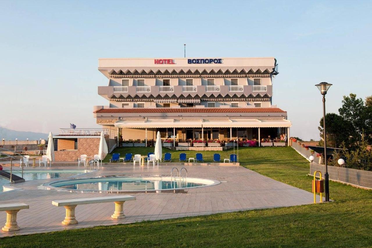 Vosporos Hotel Komotini Bagian luar foto