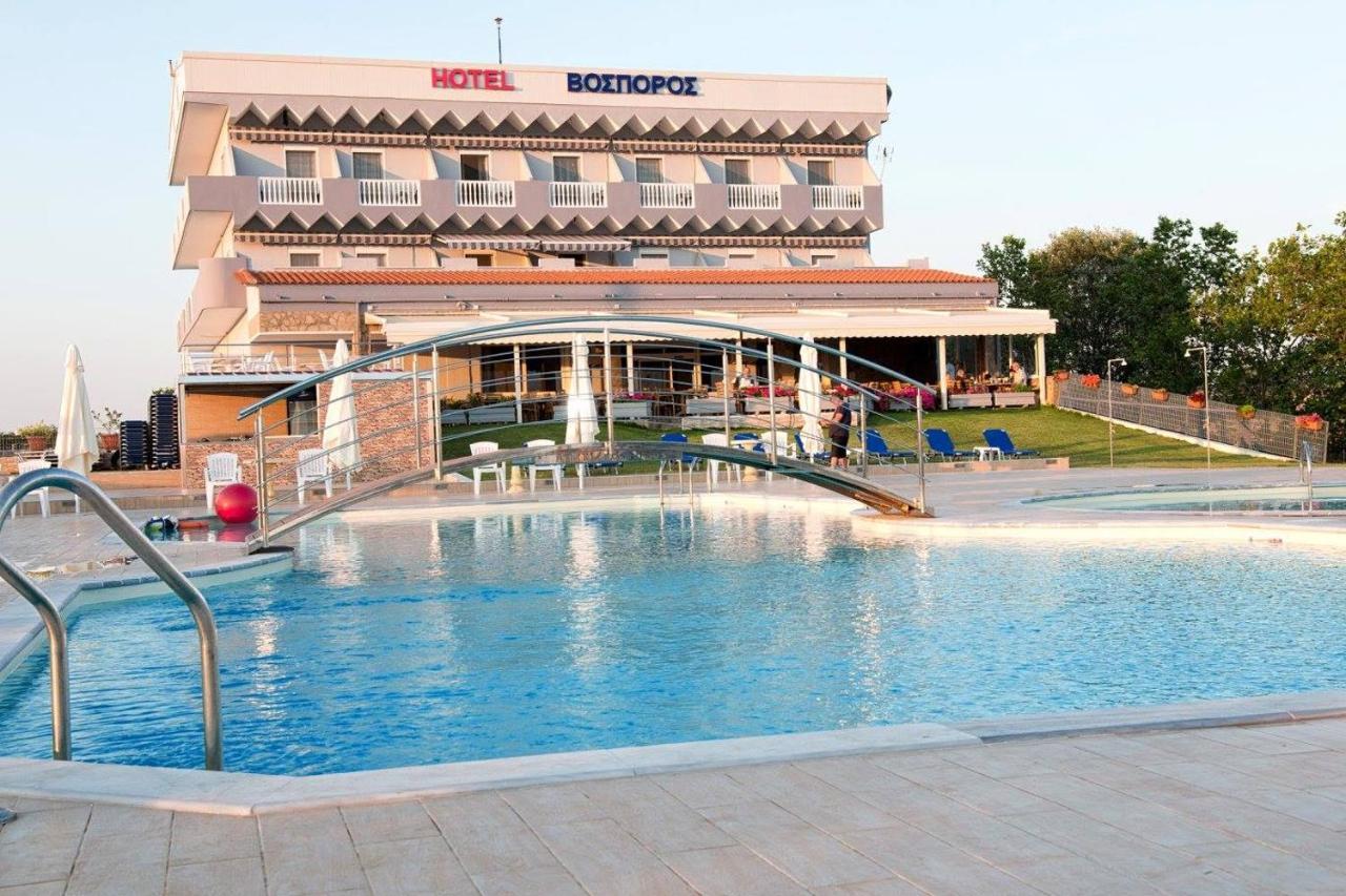 Vosporos Hotel Komotini Bagian luar foto